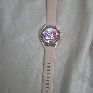 Samsung Smartwatch with Beige Band